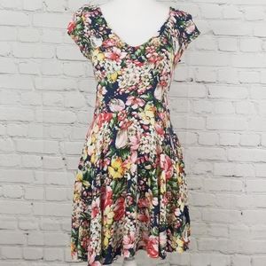 Abercrombie & Fitch Floral Sleeveless Dress